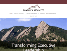 Tablet Screenshot of conchieassociates.com